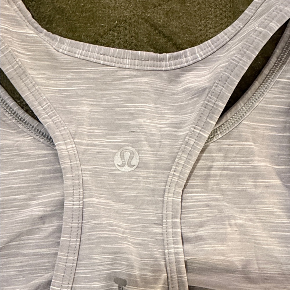 Lululemon Athletica Light Gray Tank Top - Picture 3 of 3